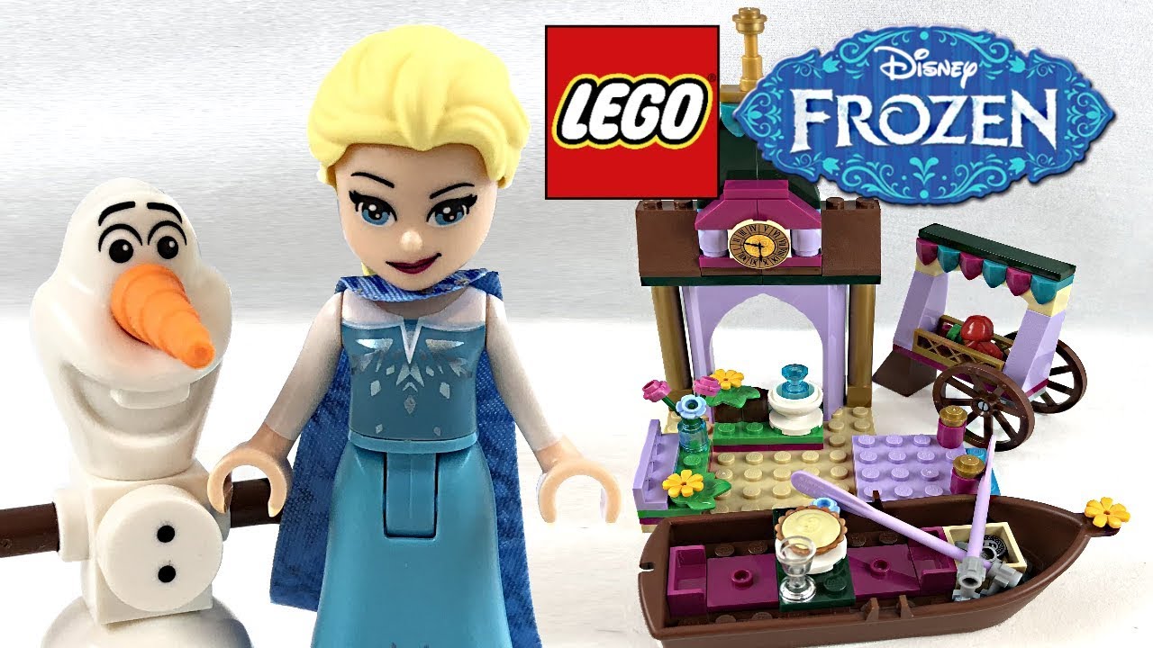 LEGO Disney Frozen Elsa's Market Adventure review! 2018 set 41155!