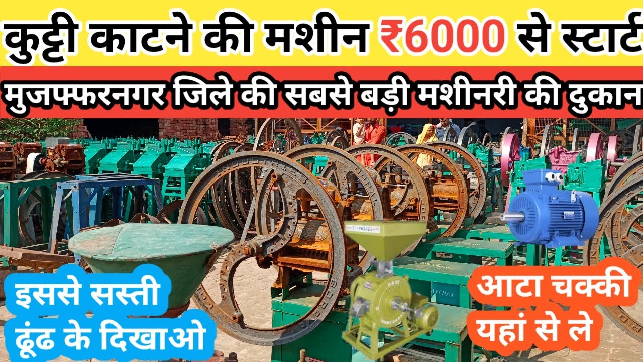 Multipurpose Chaff Cutter Machine 💯Chara Machine, Chakki🤬