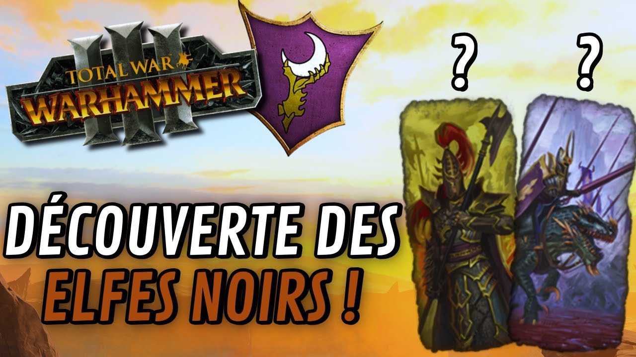 Découverte des Elfes Noirs ! L'heure de la vengeance ! (Total War: Warhammer 3)