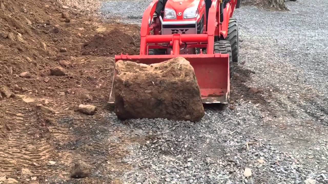 Kubota BX Clearing Land