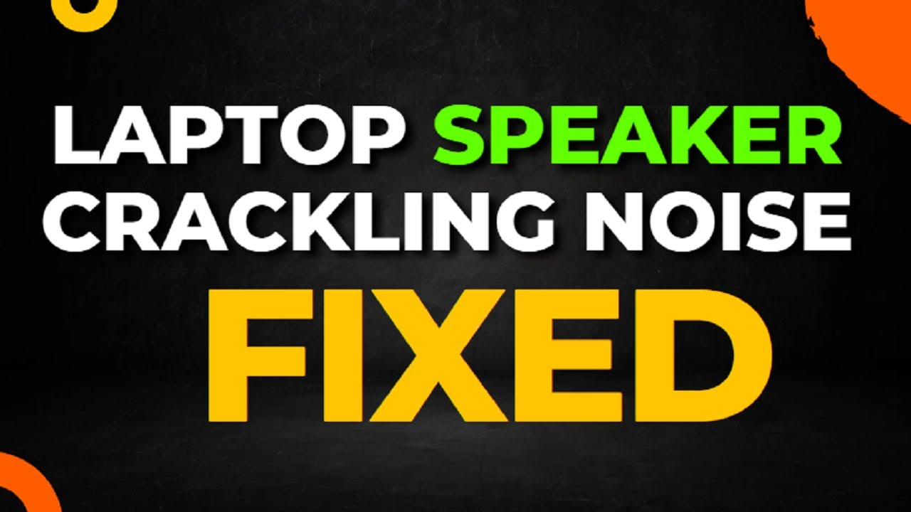 Потрескивающий шум динамика ноутбука