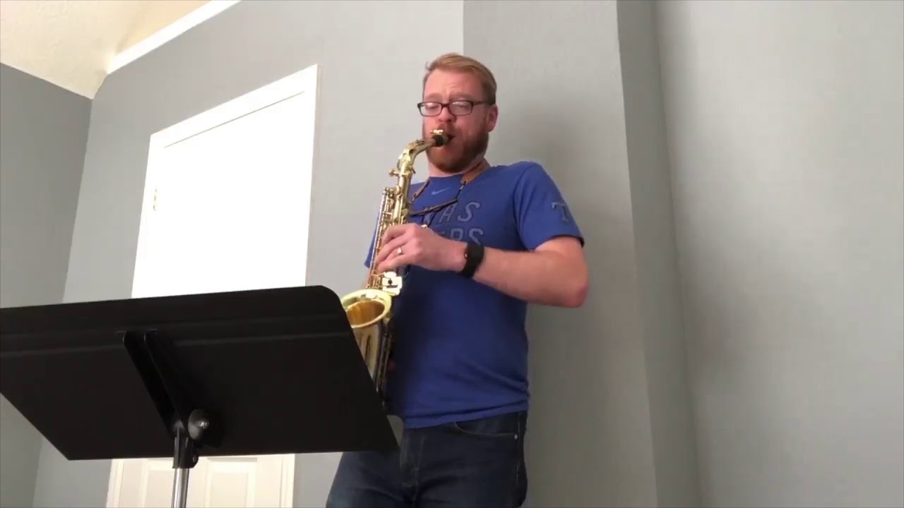 Ferling Etude No. 35 || James Barger, Saxophone