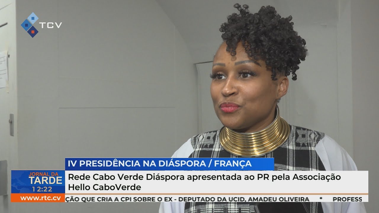 Rede Cabo Verde Diáspora apresentada ao PR pela Associação Hello CaboVerde