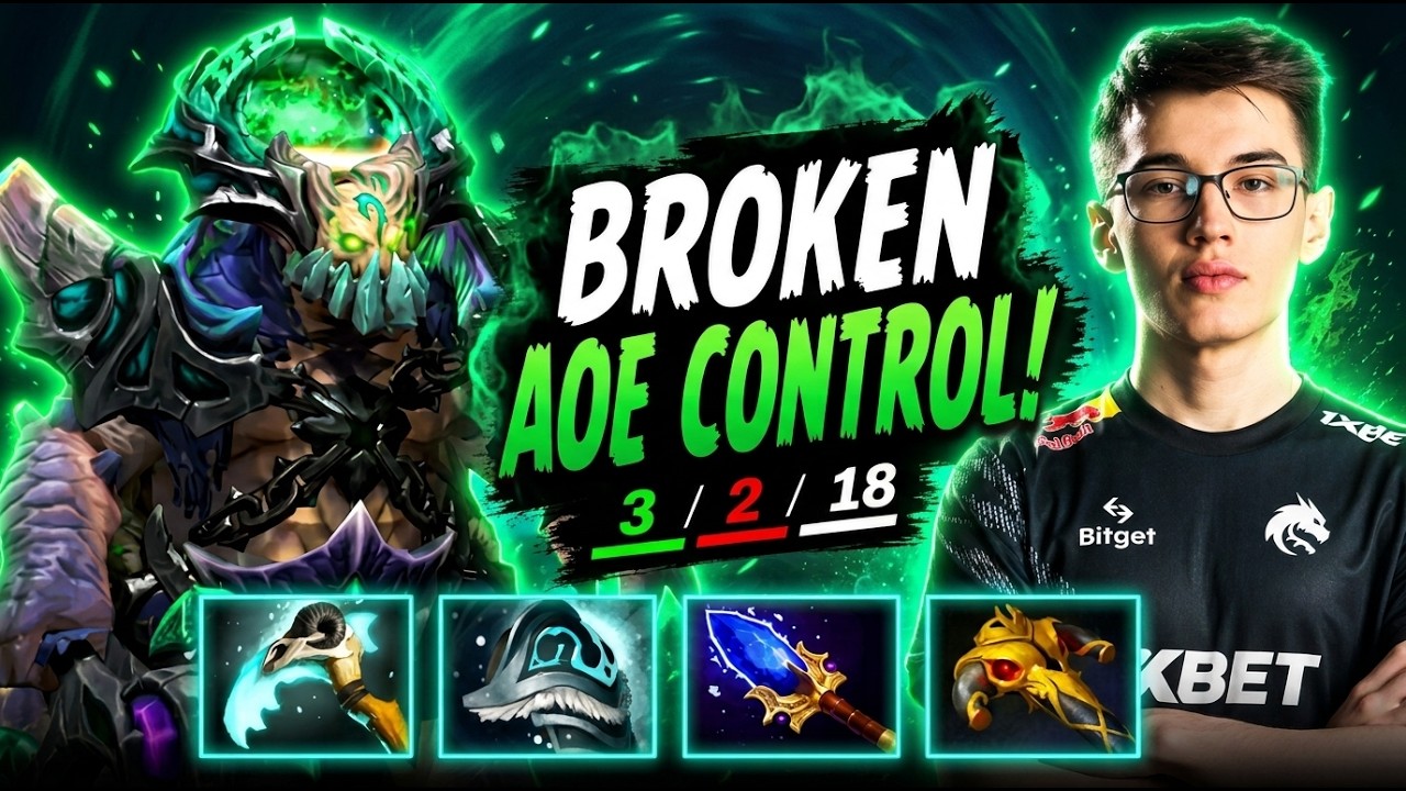 Collapse на Underlord в сложной линии Dota 2