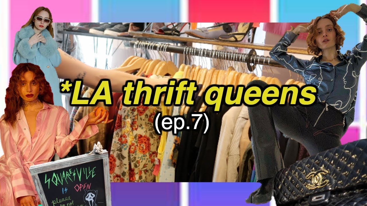LA Thrift Queens #7 + come thrifting with us for NYFW 2020 (LUXURY EDITION!!)