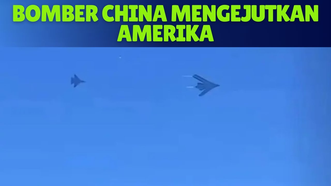 BOMBER SILUMAN XIAN H-20 CHINA BERKELIARAN DI LANGIT