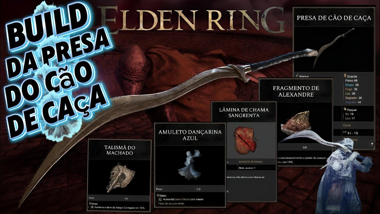 Build da PRESA DO CÃO DE CAÇA em ELDEN RING - MONTANDO DO ZERO!