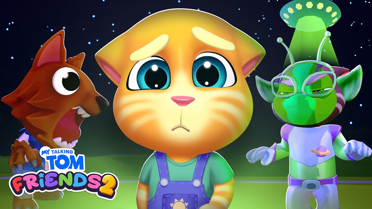 Straszny film 👽🦖 My Talking Tom Friends 2 Game Stories