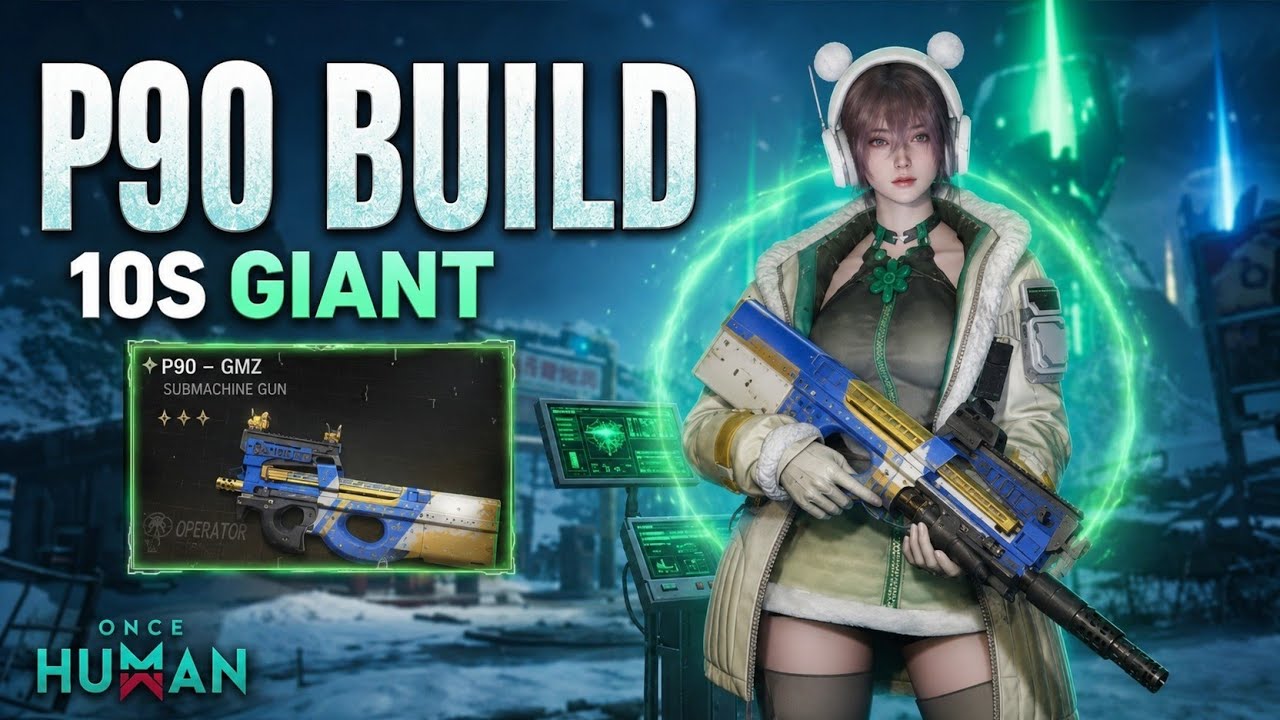 BEST OP P90 BUILD! Kill Forsaken Giant In Seconds 🔥 - ONCE HUMAN #oncehuman 