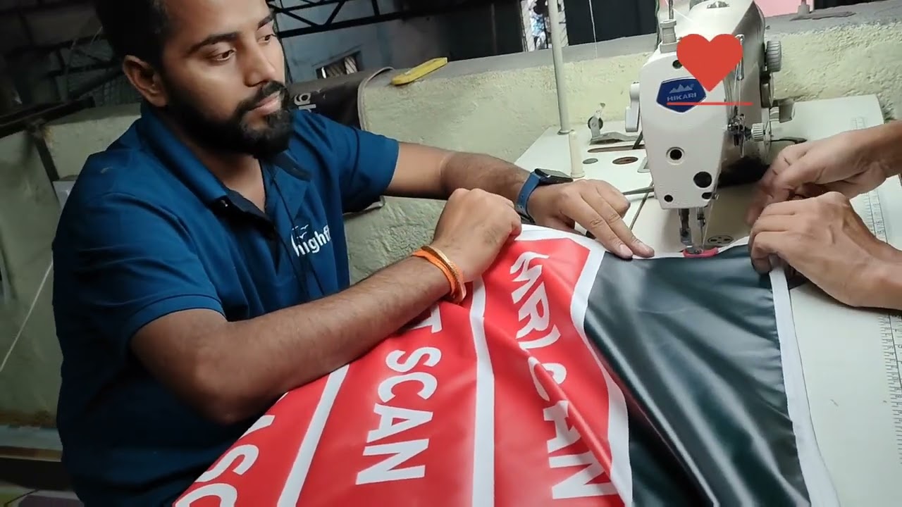 How to Sew Silicone into Fabric /fabric glow sign board
