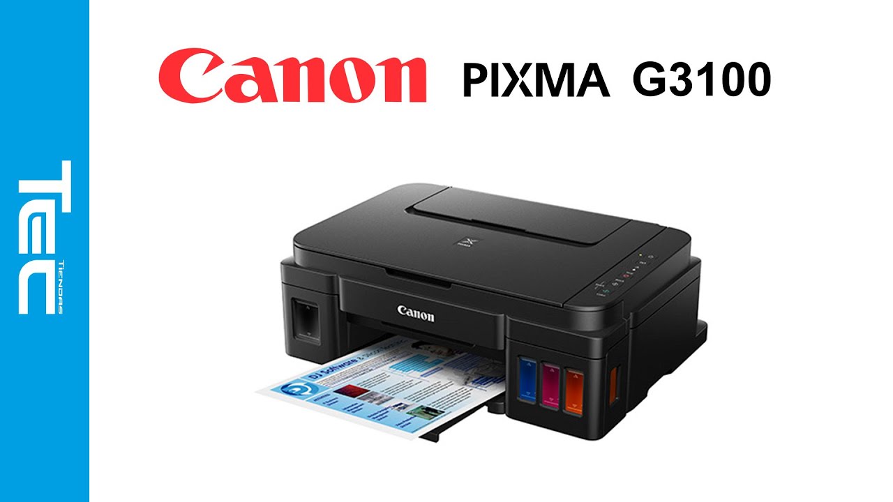 Impresora Canon G3100 Multifuncional, Escanea, Imprime, Copia | TEC