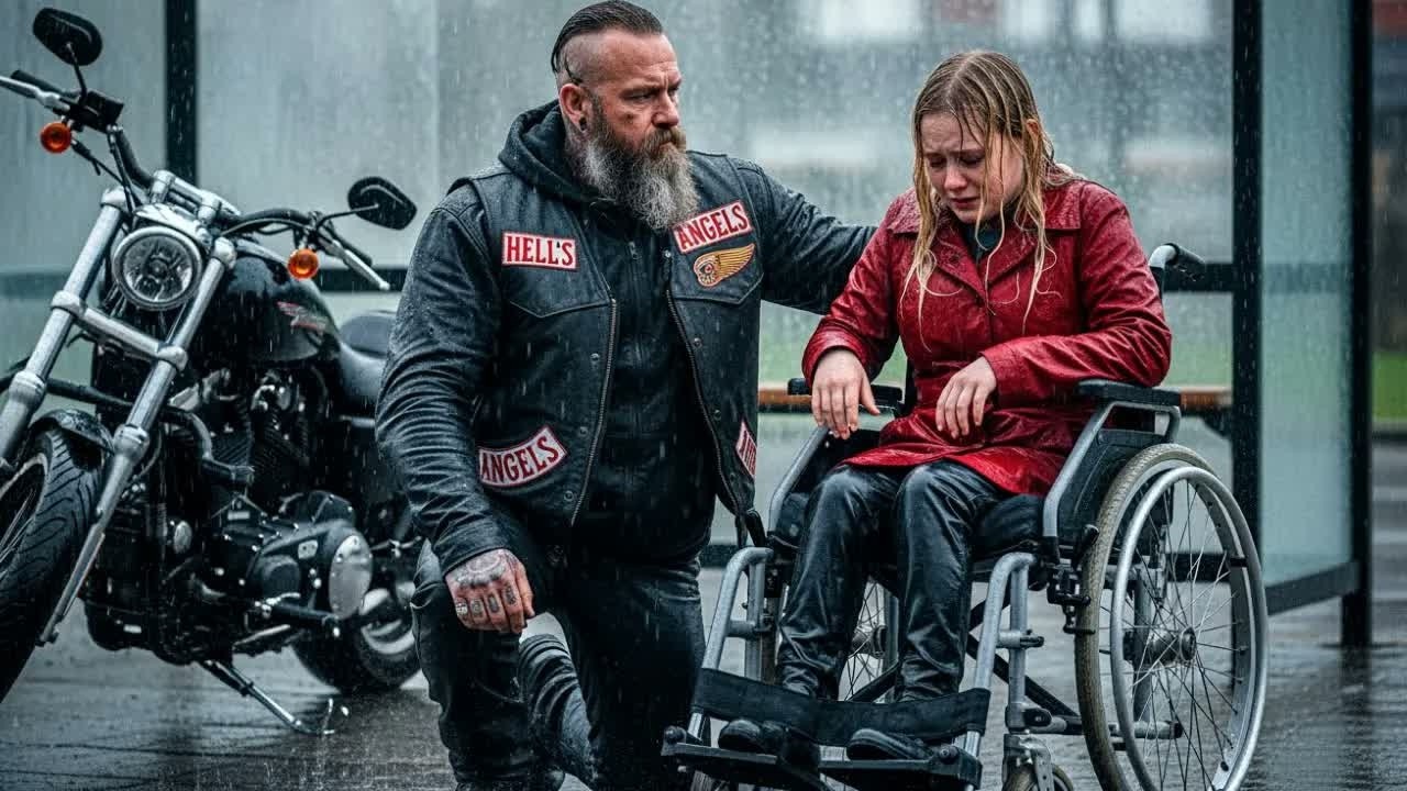 “Come Home With Me_, a Hell's Angel Found A Paralyzed Poor Woman At The Bus Stop ,Then Took Her Home
