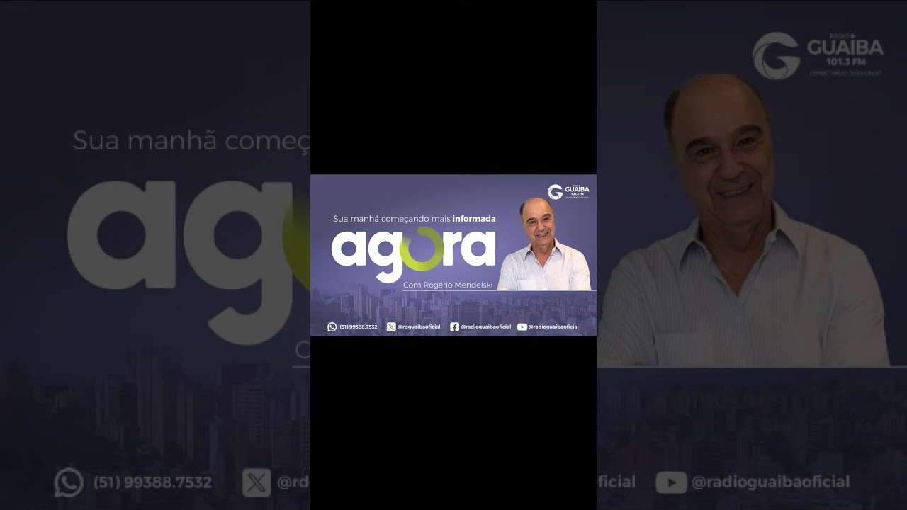 AGORA, COM ROGÉRIO MENDELSKI 18/03/2026 📱