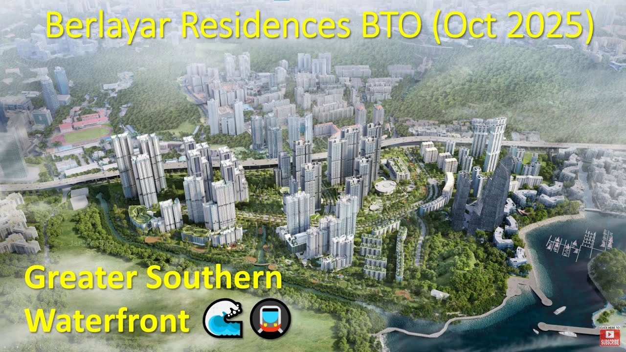 Berlayar Residences BTO (октябрь 2025 г.) Keppel BTO Prime Waterfront Living в районе Greater Sou...