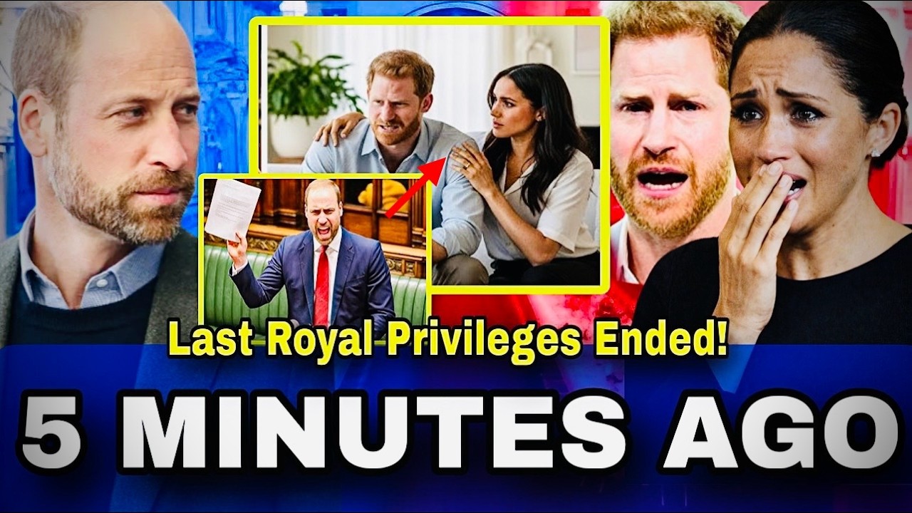 Принц Уильям наконец лишил Гарри и Меган последних королевских привилегий после того, как секрет ...