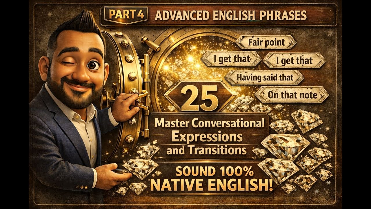 Advanced English Phrases Series Pt 4 : Master Conversational Expressions and Transitions in 2026