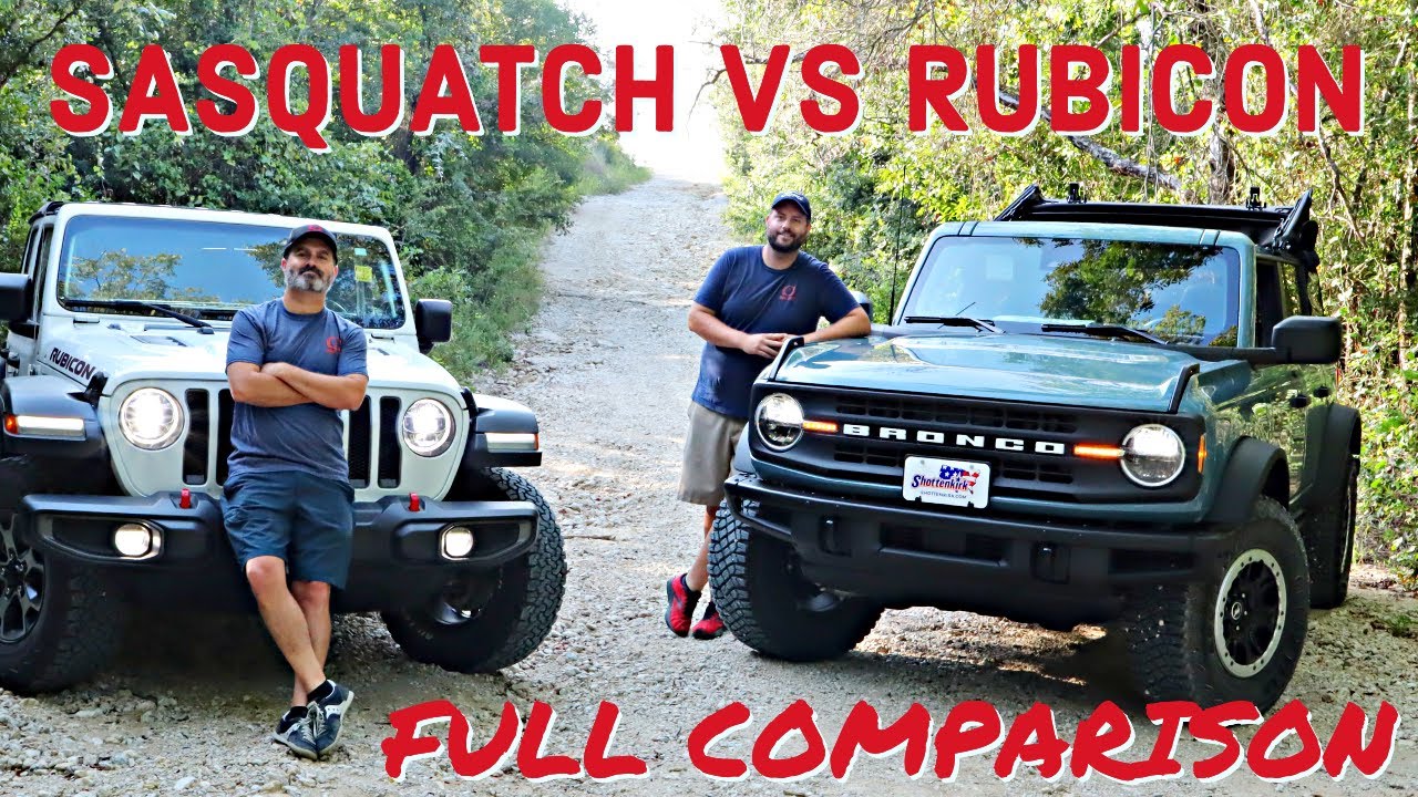 SASQUATCH VS RUBICON // Full Review - Pavement + Dirt