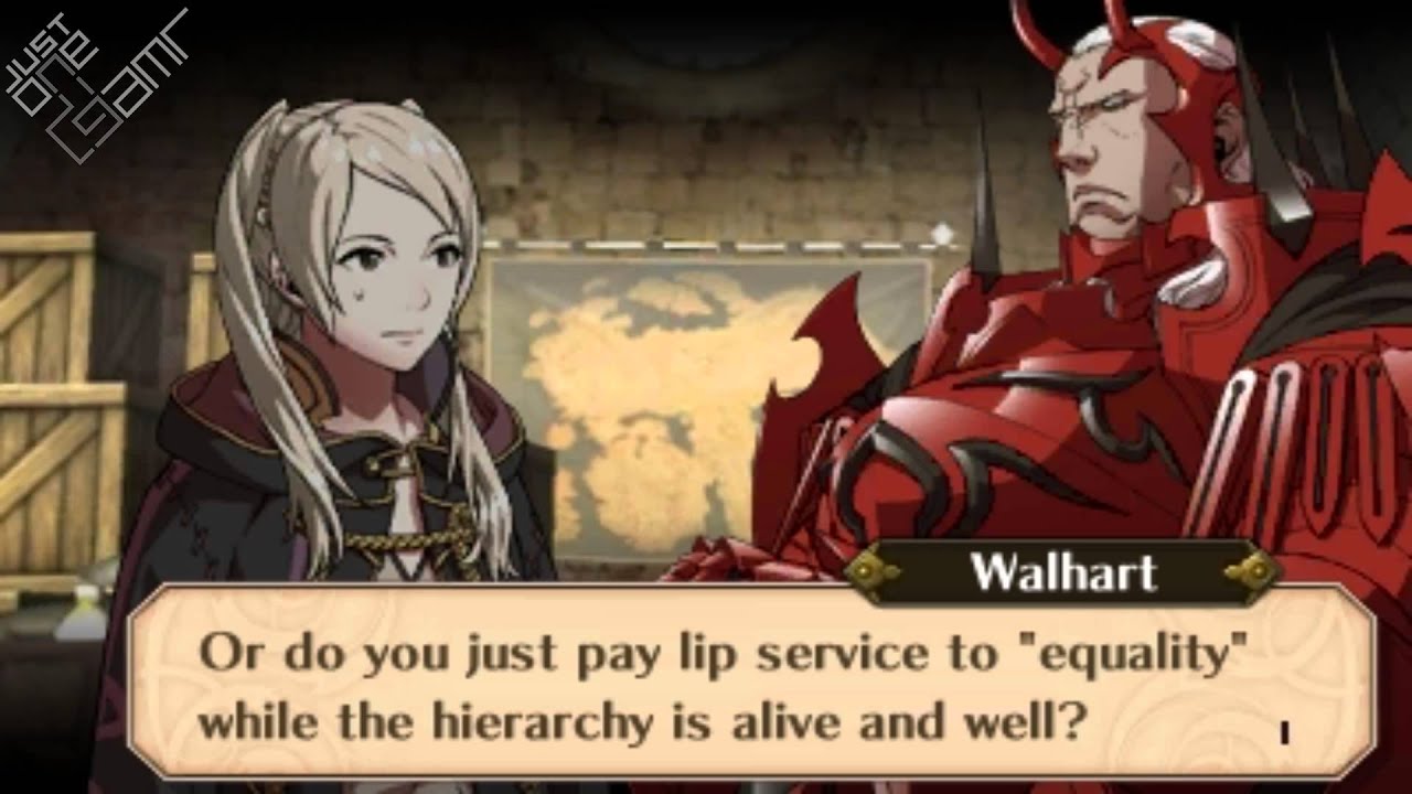 Fire Emblem Awakening - Female Avatar (My Unit) & Walhart Support Conversations