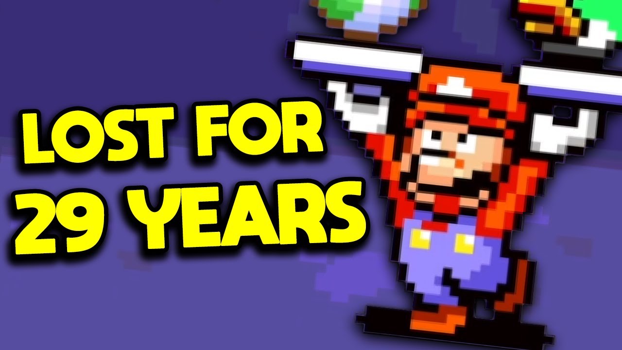 Scrapped Mario Game Discovered After 29 Years