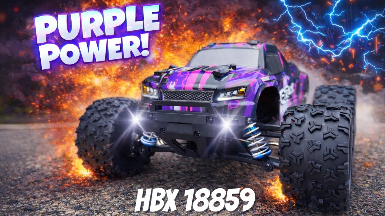 Purple Powerhouse Haiboxing 18859A Takes Monster Hits