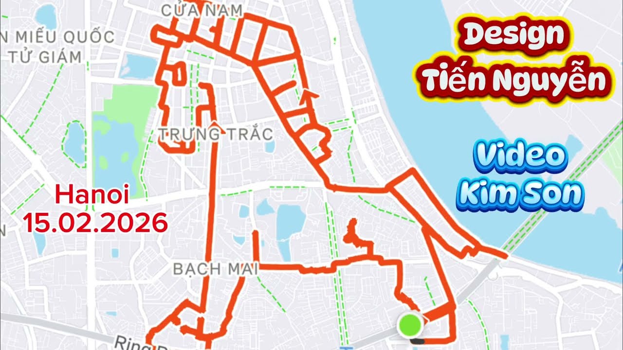 ĐẠP XE VẼ HÌNH CON NGỰA - HÀ NỘI 15/2/2026