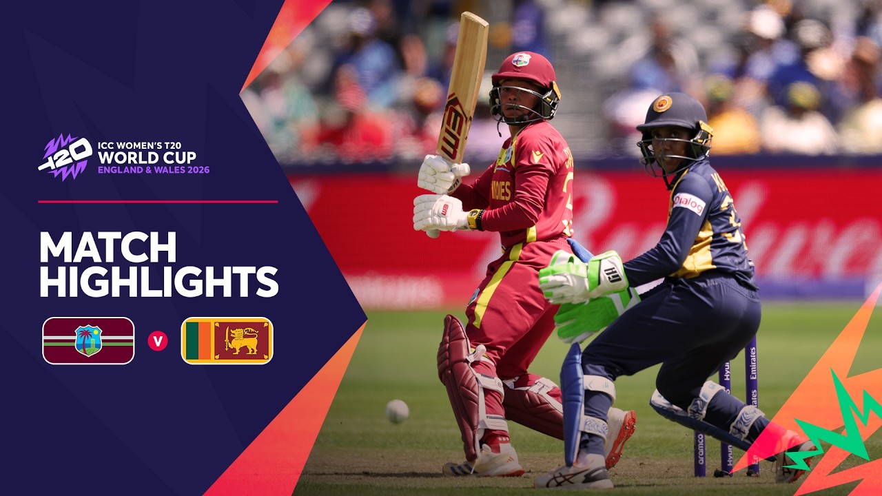West Indies v Sri Lanka | Match Highlights | Women's #T20WorldCup 2026