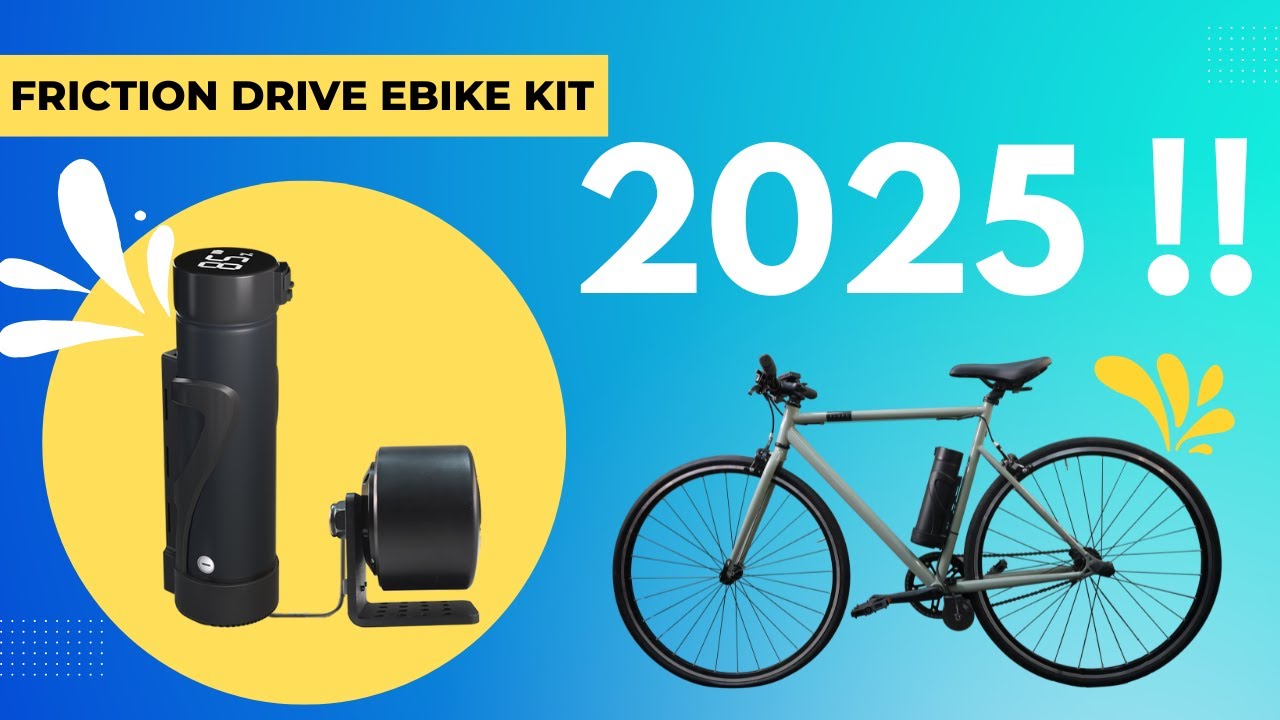 🚴‍♂️ 2025 Friction Drive eBike Kit Installation | Easy DIY Electric Bike Conversion! ⚡️
