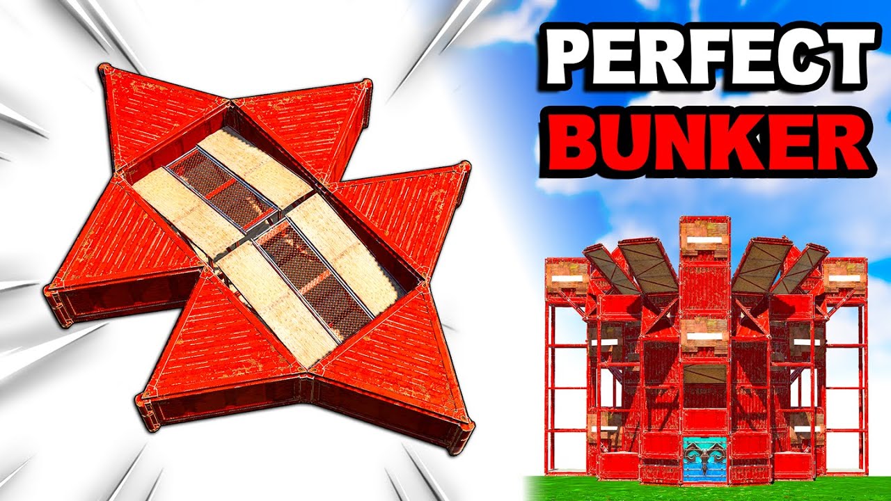 (NEW) META 2x1 BUNKER / 3 WALLS to MAIN / Rust Base Design 2025