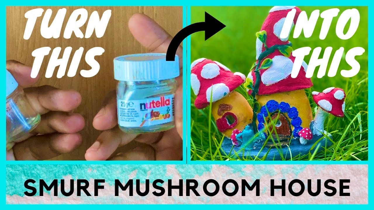 Miniature Smurfs Mushroom House