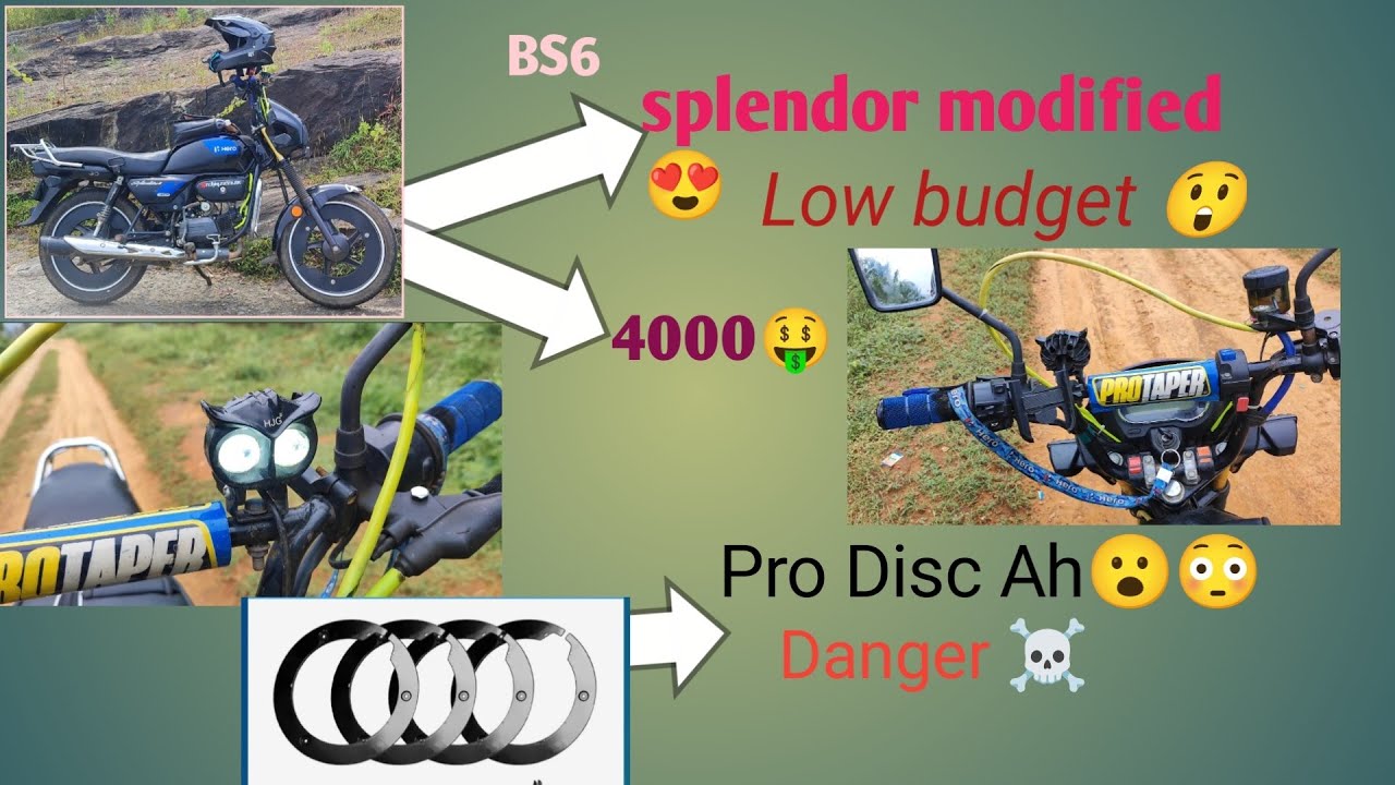 Splendor+ BS6 Modified 😍|#herosplendorplusbs6 #modified #explain#review#vlogs #bikelove #viralvideo 