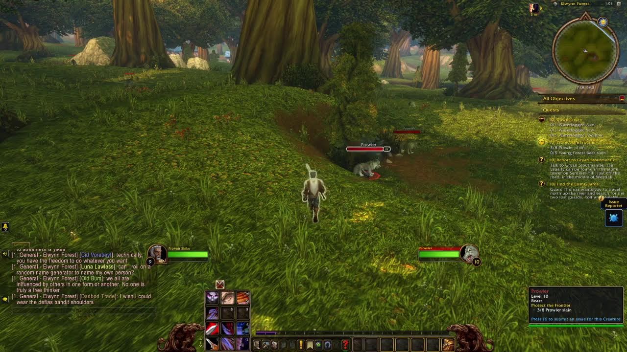 NEW CHARACTER (HUMAN /WARRIOR) WoW FOREVER BETA