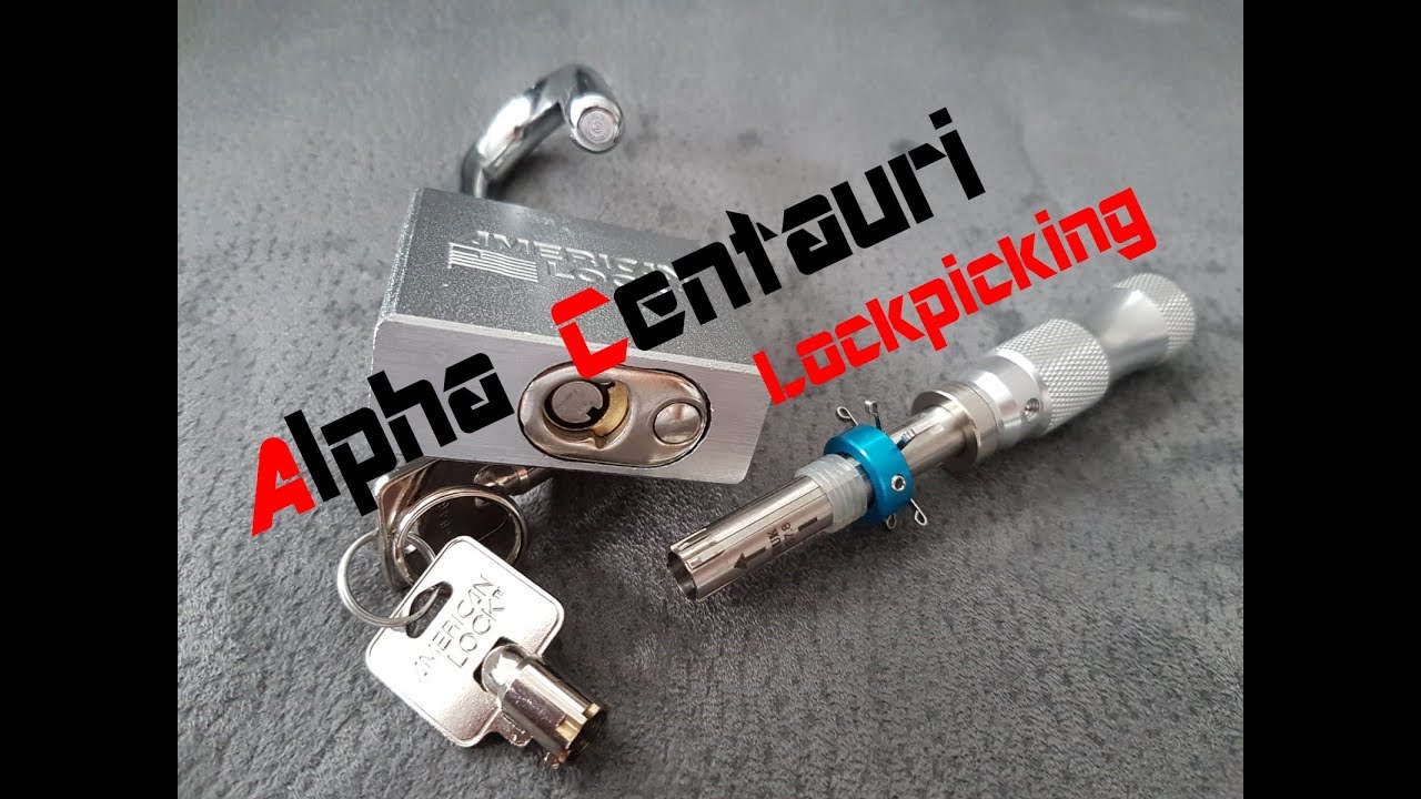 (021) American Lock No. A7300 Tubular Cylinder Padlock (7 Pin) ... Picked