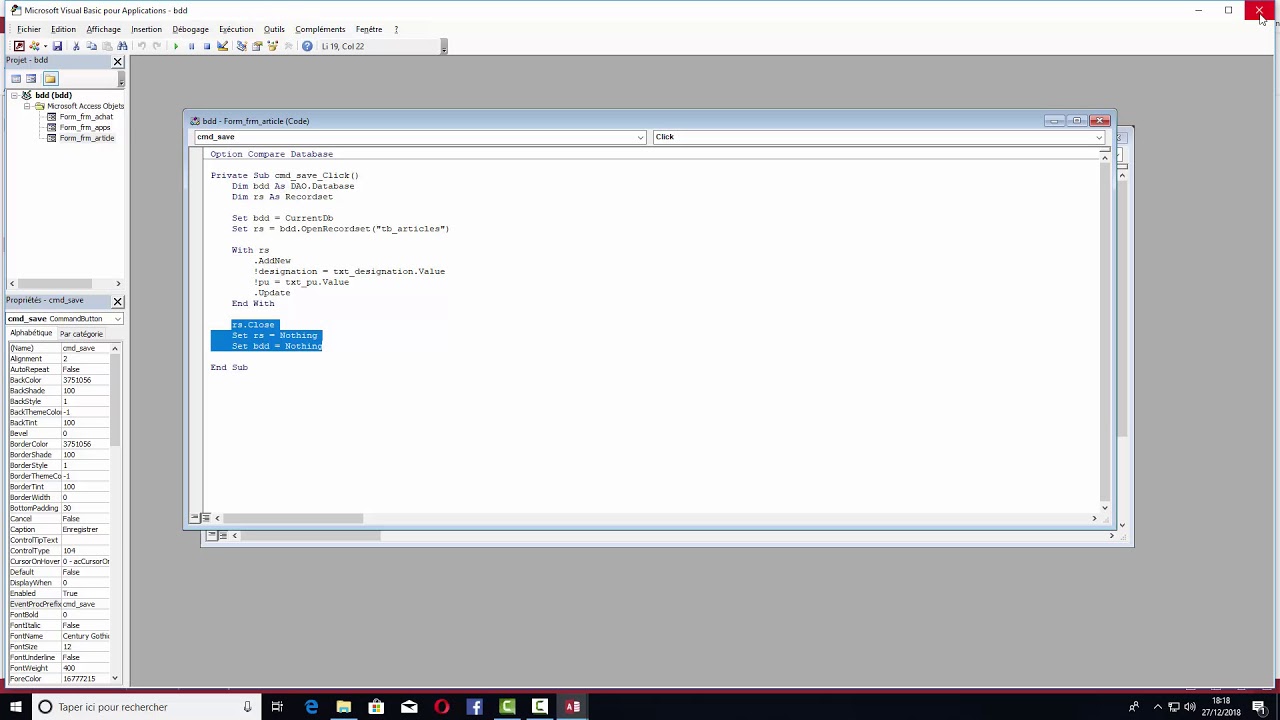 Enregistrement sous deux tables avec un seul formulaire