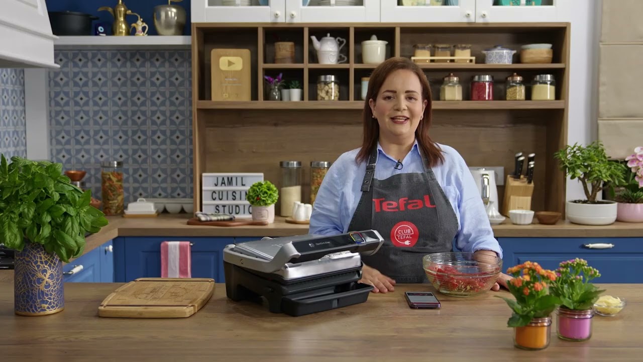 Cum sa prepari ardei copti folosind gratarul electric inteligent Tefal OptiGrill Elite GC750D30