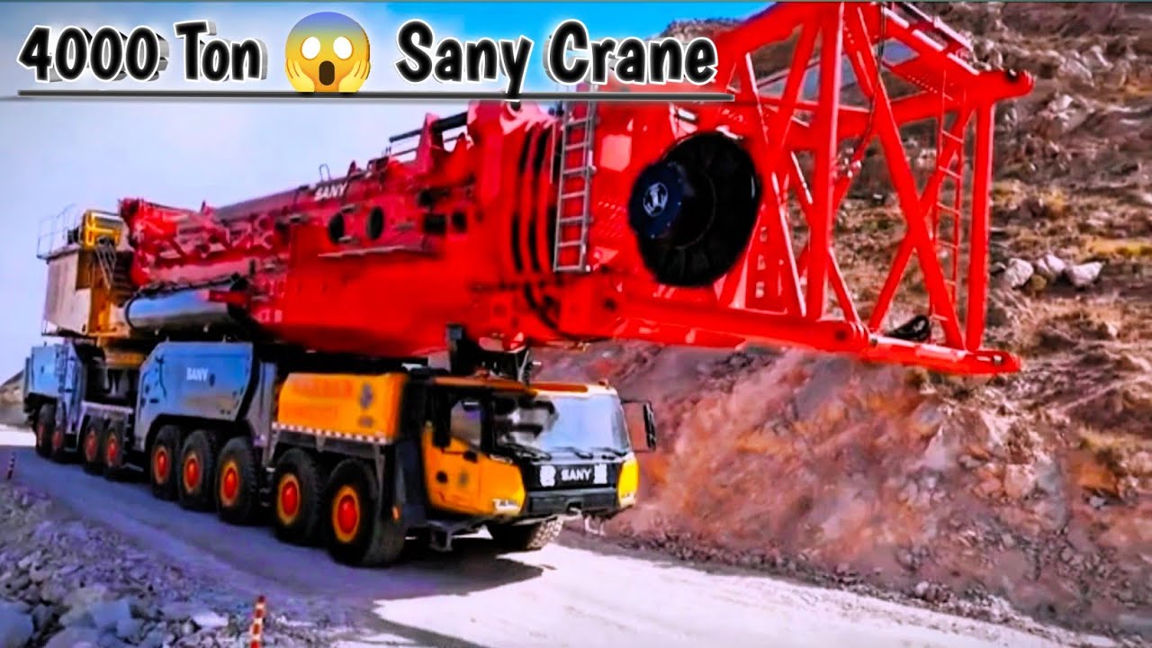 SANY 4000 ton 😱 Mobile Crane operating.hevey marching #ytshorts @CraneGuru57 