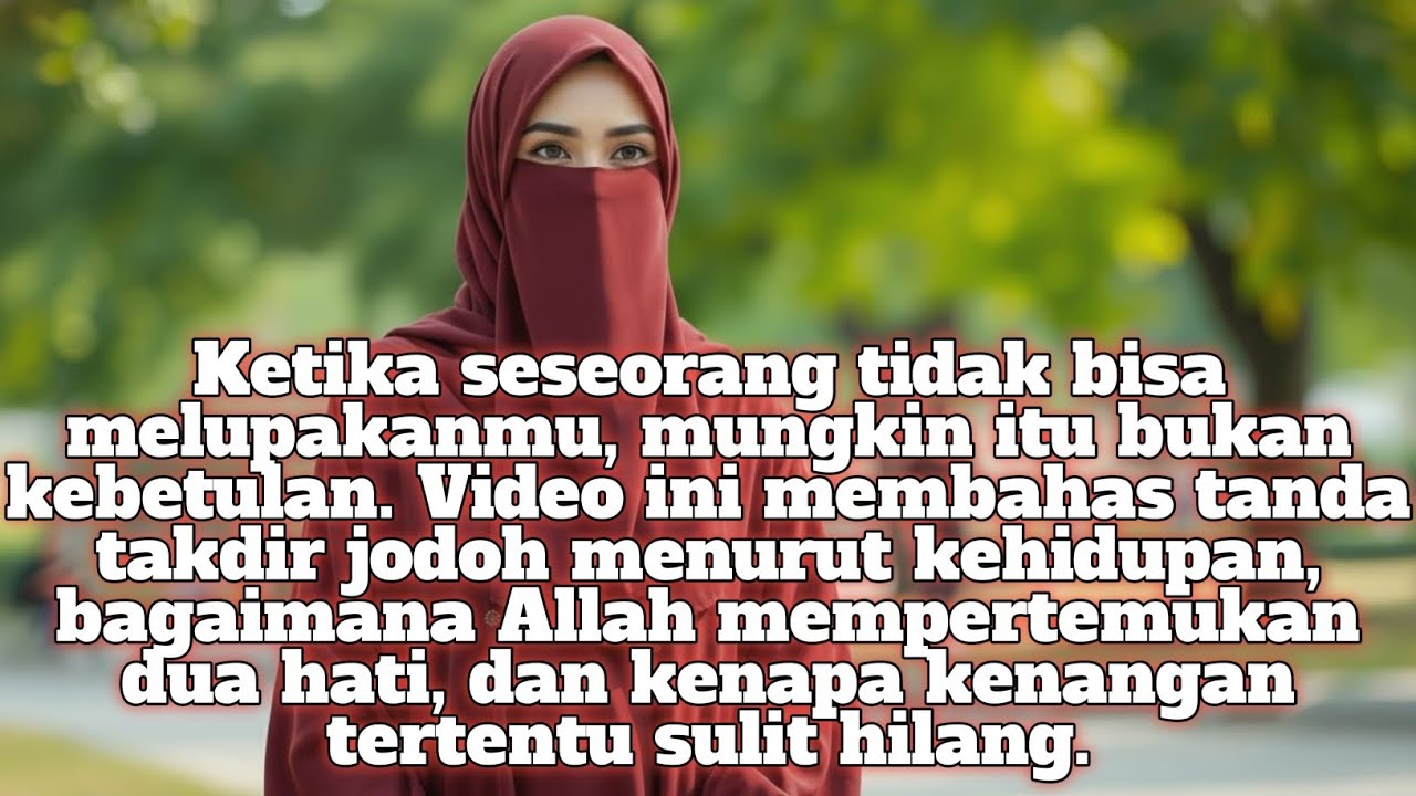 Allah Berkata: Hatinya Tidak Bisa Melupakanmu Karena Kamu Bagian Dari Takdirnya