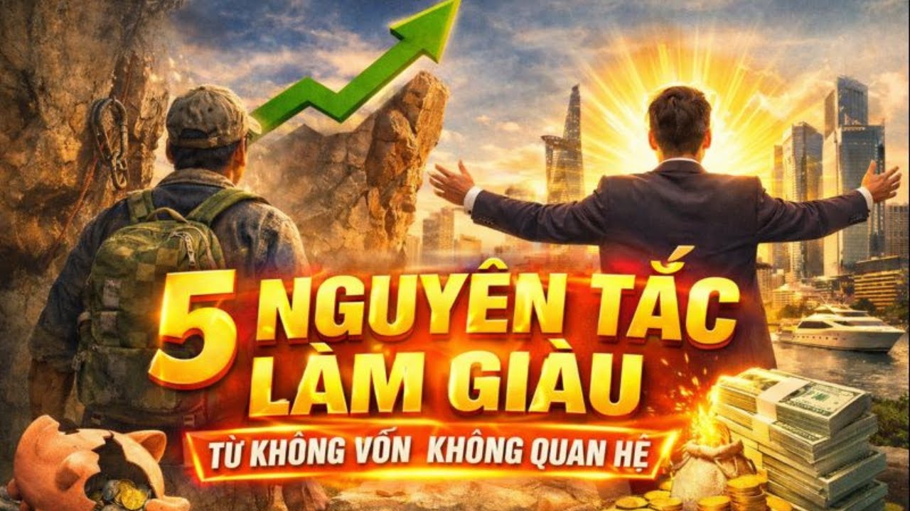 5 Nguyên tắc LÀM GIÀU - Từ Con Số Không
