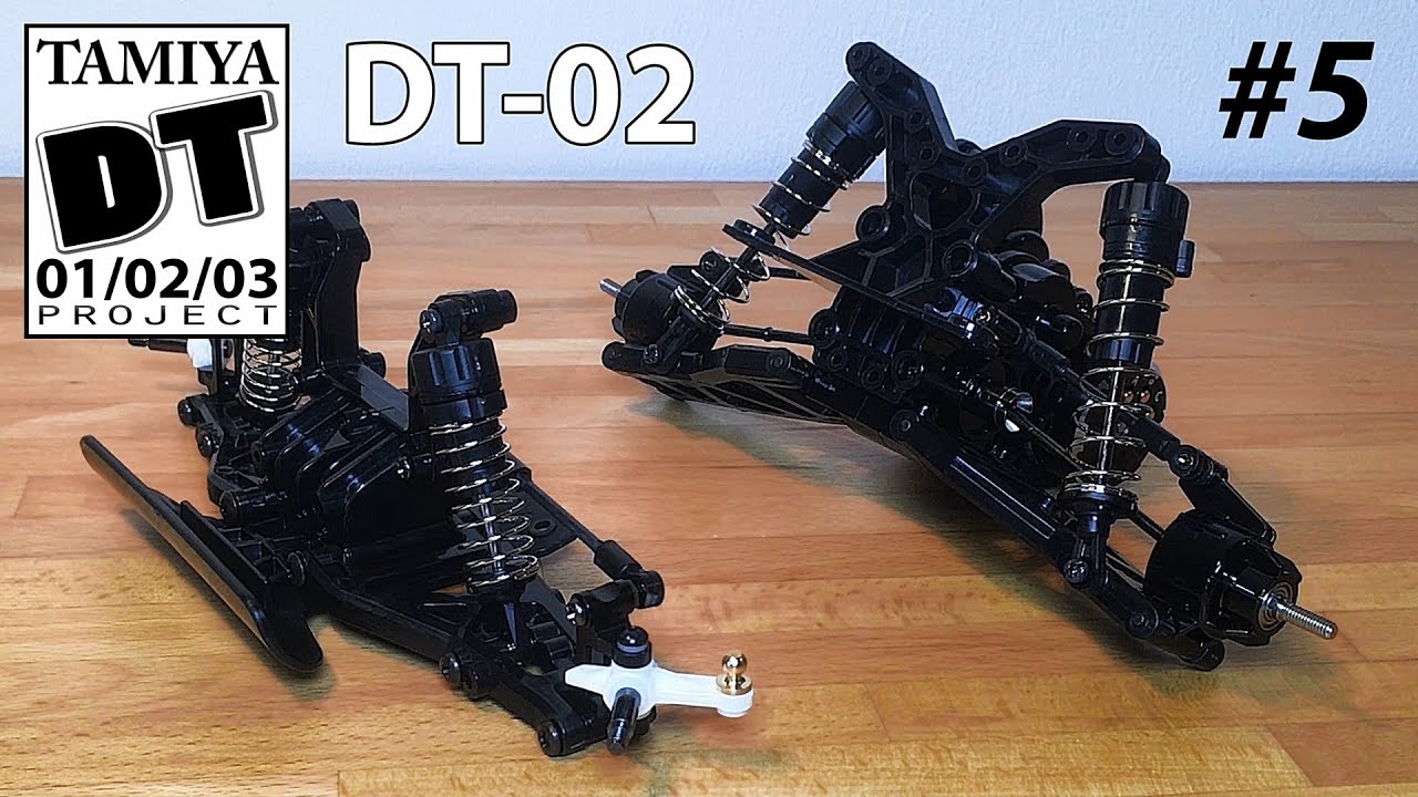 Tamiya DT-01/02/03 Project #5: Tamiya Sand Viper (DT-02) Front, Tower & Shock Assembly!