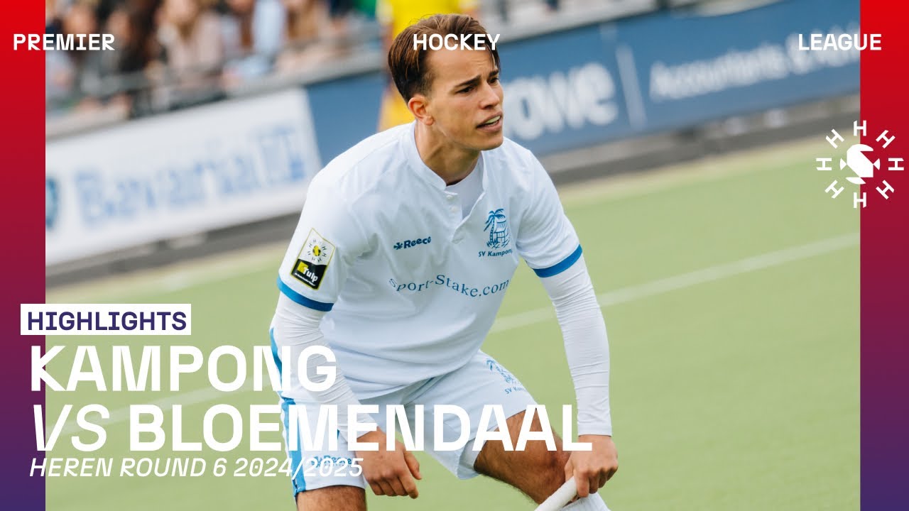 Kampong - Bloemendaal 🏑 Tulp Hoofdklasse Heren ‘24/’25 RONDE 6 | Samenvatting