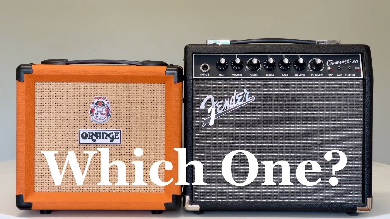 Orange Crush 12 против Fender Champion 20: какой из них выбрать?