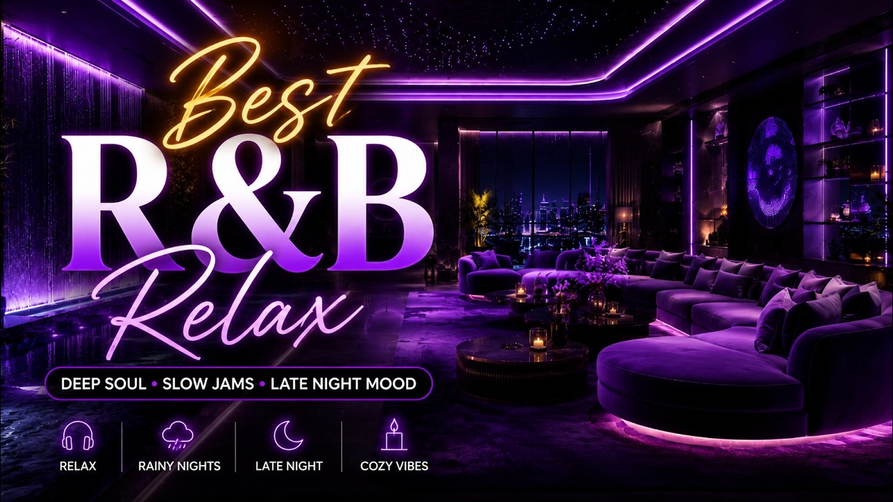 Midnight R&B Mix 💜 Luxury Deep Soul Slow Jams for Relaxation & Midnight Dreams | Midvory Nights R&B