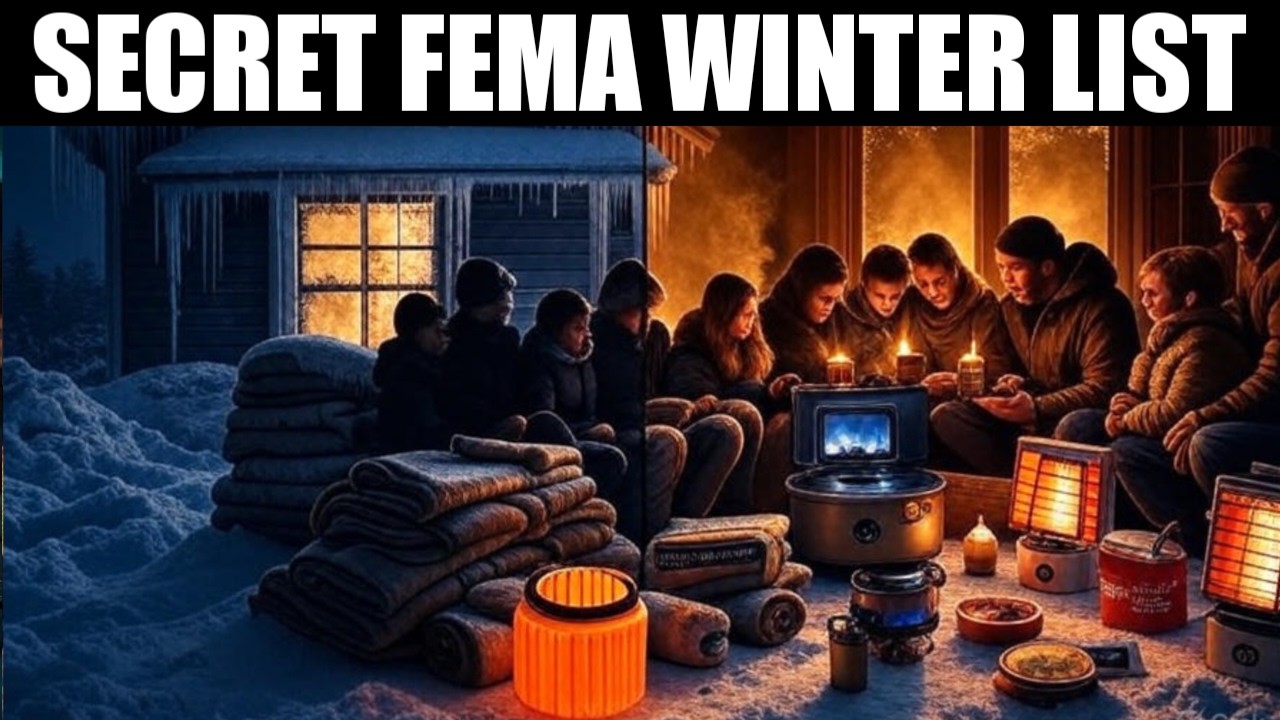 FEMA's SECRET Winter Blackout Survival List (99% Don't Know These 12 Items)