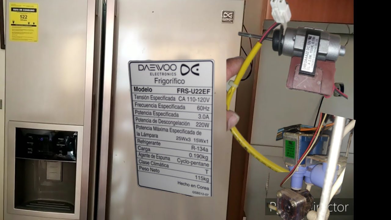 NEVERA HELADERA DAEWOO FRS-U22EF  REPARACIÓN DE TARJETA