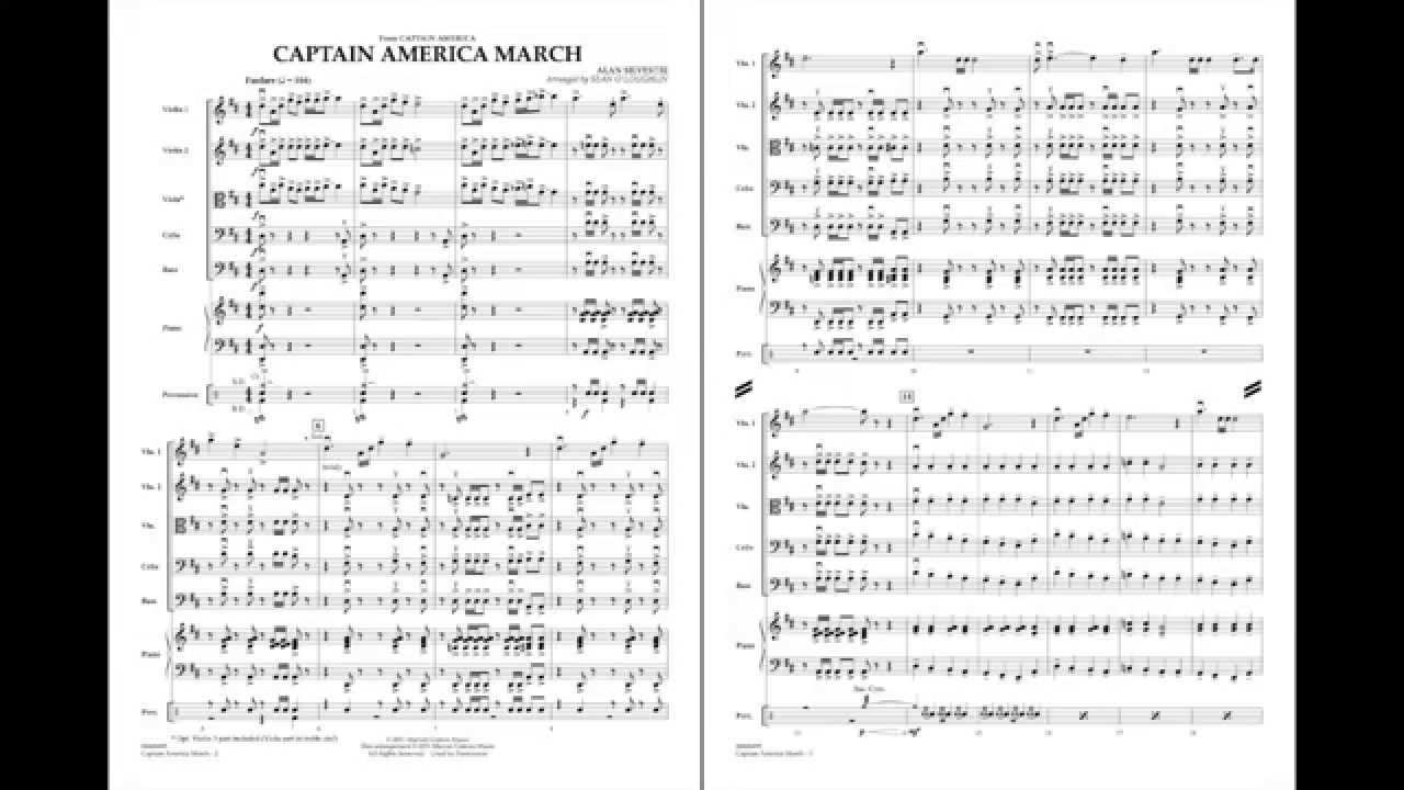Captain America March by Alan Silvestri/arr. O'Loughlin