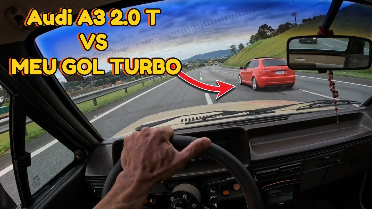 Audi 2.0 T contra meu GOL TURBO 1.8