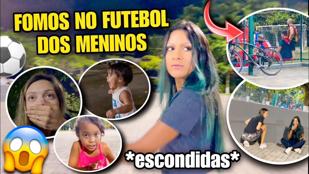 SEGUIMOS ELES com NOSSOS FILHOS! 😱CHEGAMOS DE SURPRESA NO FUTEBOL DOS MENINOS! ⚽️