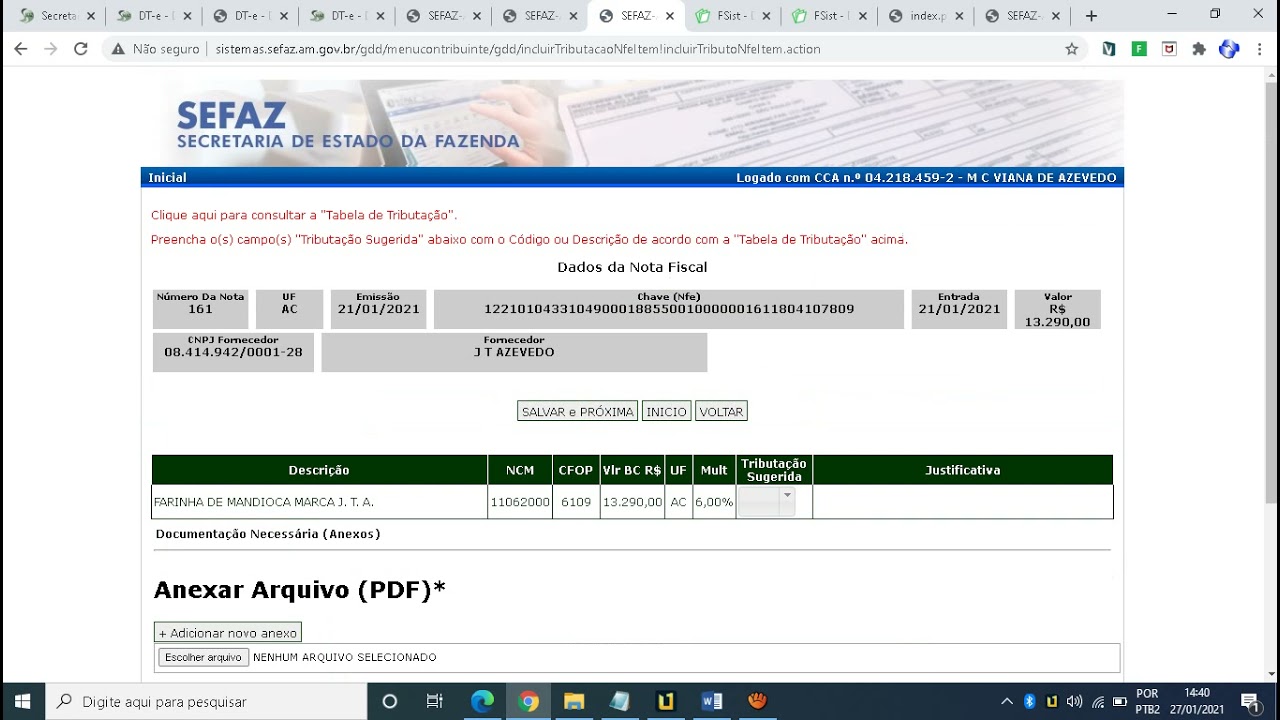 SEFAZ  Como fazer Reanalise de Nota Fiscal eletr&ocirc;nica - SEFAZ  Amazonas