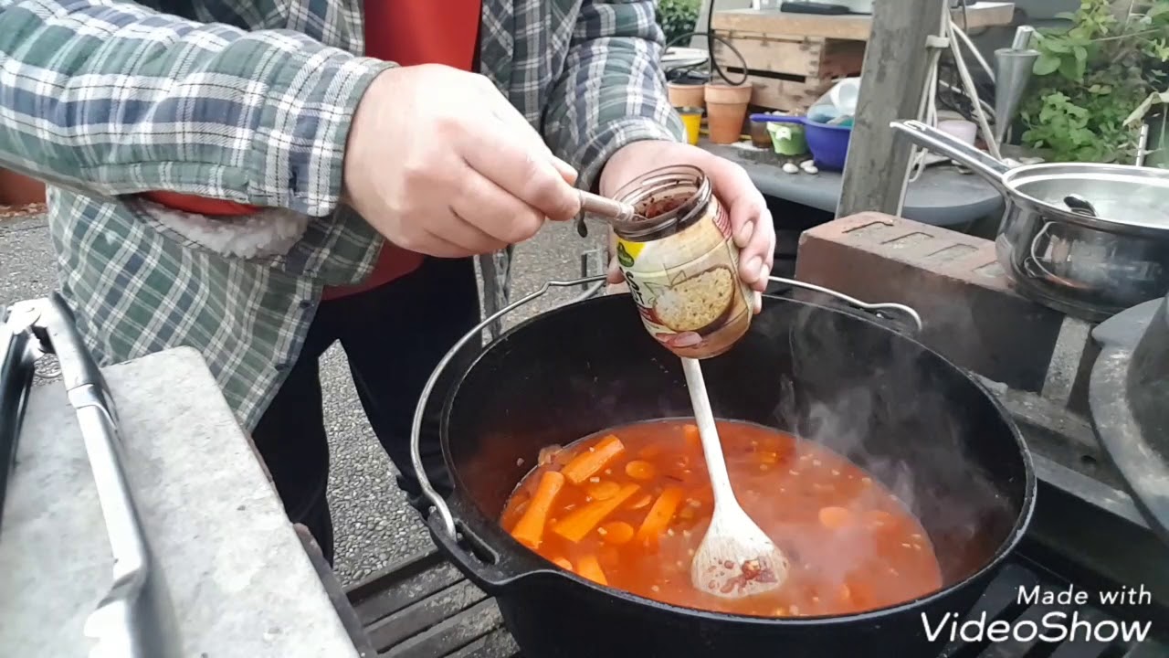 Hase im Dutch Oven mit Hausgemachter Rahmsoße 🔥 Holger's Grillen 🔥