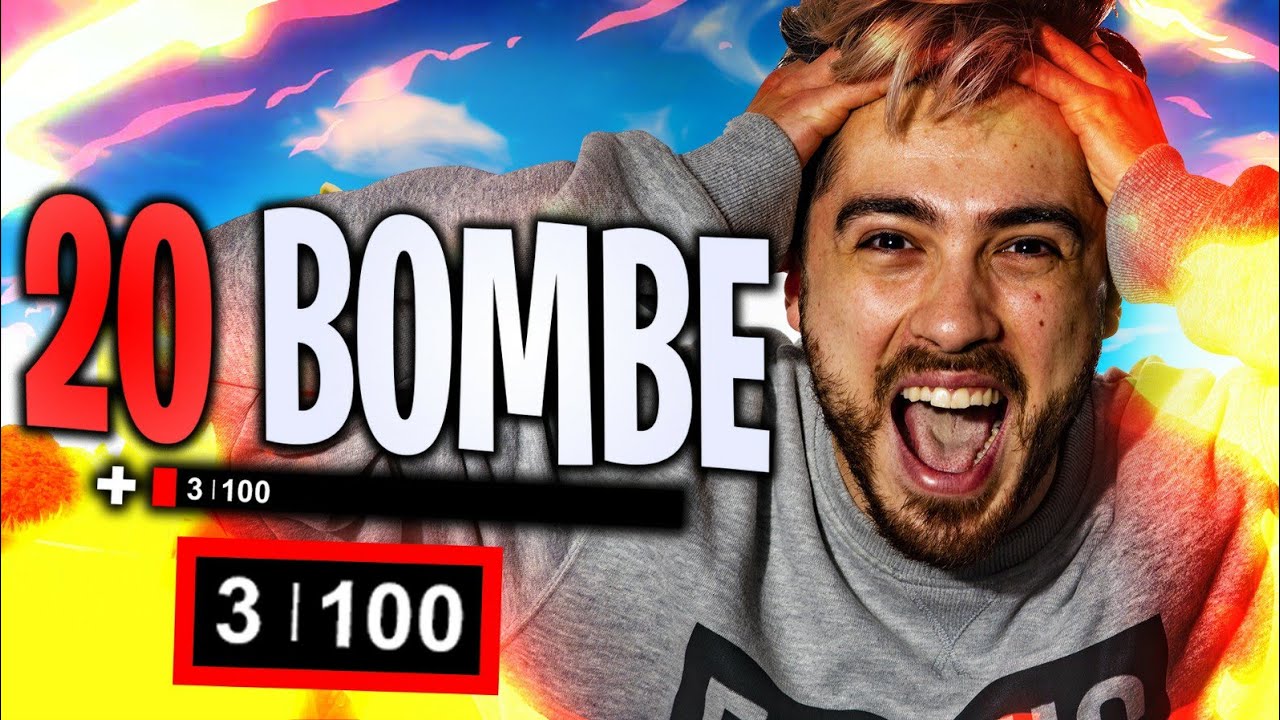 Come fare 20 BOMBE CON 3HP! | FORTNITE ITA