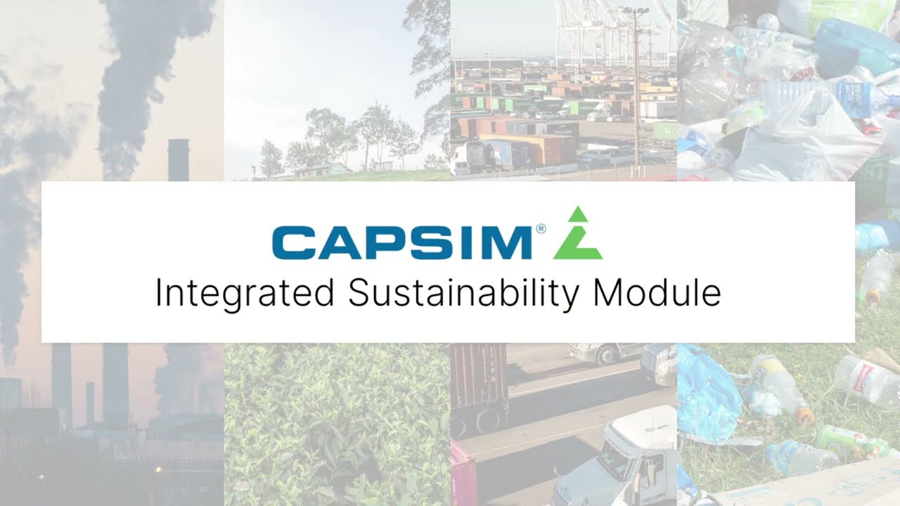 Introducing the Integrated Sustainability Module for Capsim Business Simulations